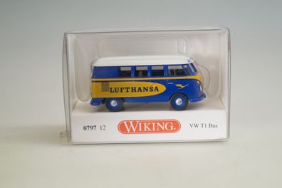 1:87 Wiking 0797 12 VW T1 Lufthansa, neu