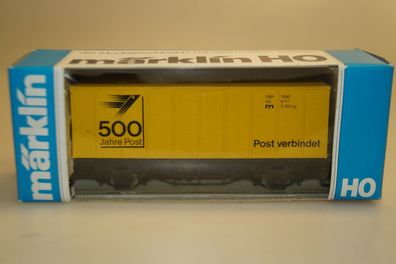 H0: Märklin 84419 Containerwagen 500 Jahre Post, neuw./ ovp