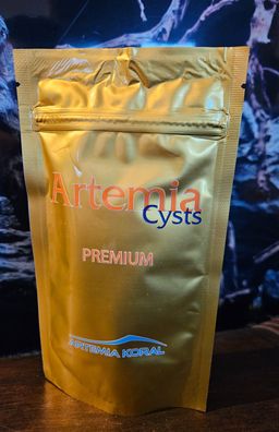Artemia Koral - Artemia Eier Premium 95% Schlupf - 100g Tüte Aufzucht Aquarium