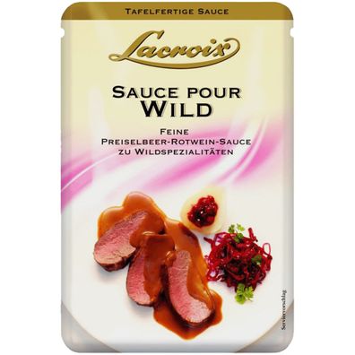 Lacroix Sauce pour Wild klassische Sauce zu Wildfleisch 150ml