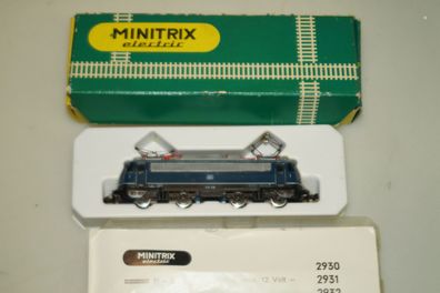 Spur N: Minitrix 2930 E-Lok E10 338, unbespielt/ ovp