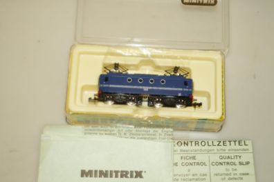 Spur N: Minitrix 12824 E-Lok NS, unbespielt/ ovp