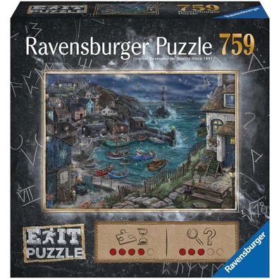 EXIT Puzzles Das Fischerdorf (759 Teile) - Ravensburger 17365 - (Spielwaren / Puzzle)