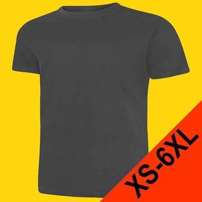 Unisex T-Shirt UC301 Uneek 100% Baumwolle 180g/ m² anthrazit (Gr. XS-6XL)