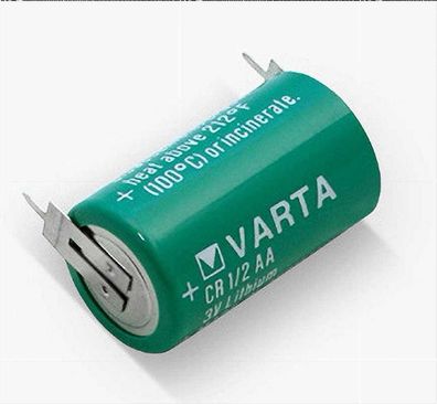 VARTA CR1/2AA Lithium-Batterie 3 Volt 950mAh 6127 mit Print Pin 1 + / -