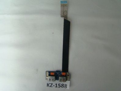 Toshiba Satellite A200-1SC USB-Platine Board + Kabel #KZ-1588