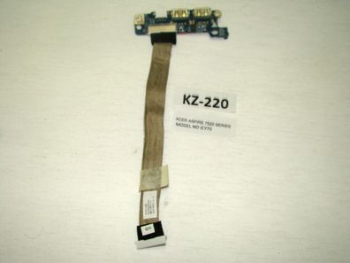Acer Aspire 7520 Original USB-Platinen Anschluss plus kabel #KZ-220
