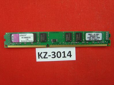Kingston KFJ9900/2G (2 GB, PC3-10600 (DDR3-1333), DDR3 SDRAM, 1333 Mhz, #KZ-3014