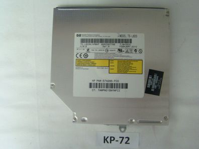 HP G62-120EG DVD Laufwerk TS-L633 CD Drive #KP-72