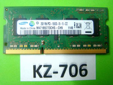 Samsung 2GB PC3 10600S M471B5773CHS -CH9 10600-1333 MHz RAM #KZ-706