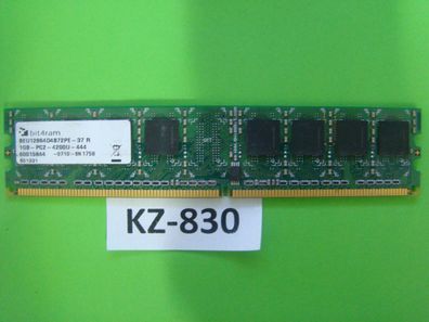 bit4ram BEU12864D4B72PE-37R DDR2 RAM 1GB PC2-4200 533MHz ECC 240pin #KZ-830