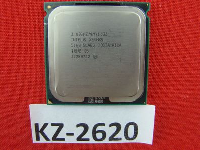 Intel Xeon 5160 SLABS 3GHz/4MB/1333MHz Sockel/ Socket 771 Dual Core CPU #KZ-2620