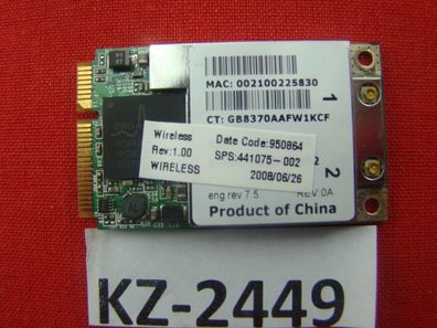 Original HP Compaq 6715b Wlan Adapter Platine Board #KZ-2449
