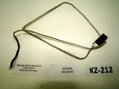 Medion Akoya MD96370 Stereo Micro Mikrofon mit Kabel #KZ-212