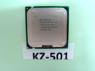 Intel Core 2 Duo 6300 SL9SA Malay 1,86GHZ/2M/1066/06 #KZ-501