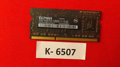 2 GB ELPIDA DDR3 SDRAM EBJ20UF8BDU5-GN-F Ram Arbeitsspeicher PC3-12800 (DDR3-160