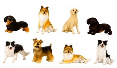 Hunde aus Polyresin, ca. 13,0 - 20,0 cm