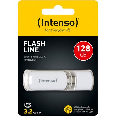 Intenso USB 128GB FLASH LINE wh 3.1 Interface USB-C 3.1 Gen 1 - Intenso ...