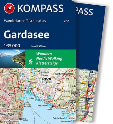 Kompass Wanderkarten-Taschenatlas Gardasee 1:35.000, Kompass-karten GmbH