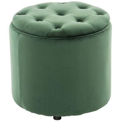 Sitzhocker Pantin Samt (Farbe: grün)