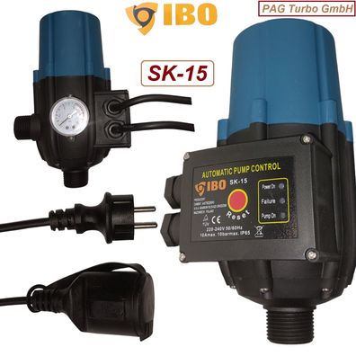 Pumpensteuerung Druckwächter Druckschalter mit Trockenlaufschutz SK-15