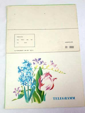 DDR Schmuckblatt - Telegramm LX 52