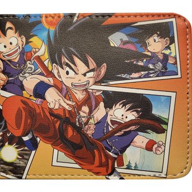 Son Goku Junior Brieftasche - Dragon Ball Z Team Geldbörsen Portemonnaies Geldbeutel