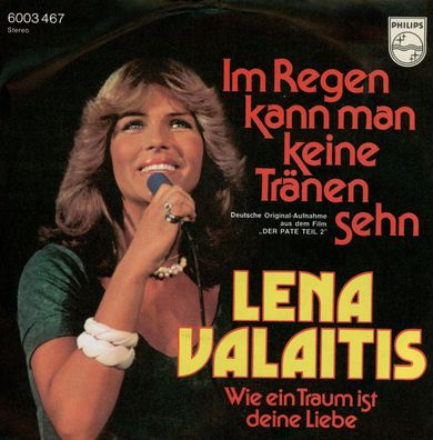 7" Lena Valaitis - Im Regen kann man keine Tränen sehen