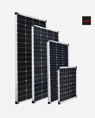 enjoysolar®Monokristallin 36V Solarmodul Mono 50W 100W 150W 180W für 24V-System