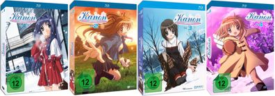 Kanon - Vol.1-4 + Sammelschuber - Limited Edition - Blu-Ray - NEU