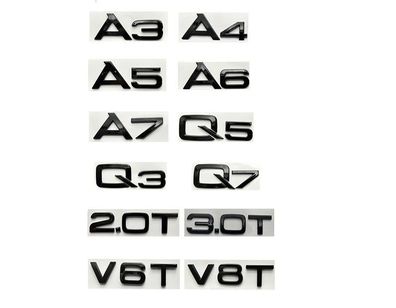 3.0TEmblem V6T V8T Badge Q3 Aufkleber Q5 Q7 Badge A3 A5 A7 A8 Aufkleber 2.0T 1.8T