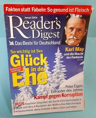 Monatsheft Reader`s Digest - Januar 2004 - Rarität