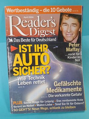 Monatsheft Reader`s Digest - April 2004 - Rarität