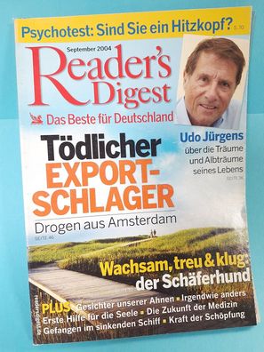 Monatsheft Reader`s Digest - September 2004 - Rarität