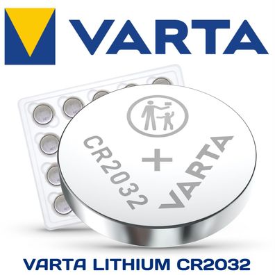 Varta Lithium Knopfzellen CR2032 CR2016 1-20er Pack