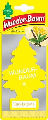 WUNDER-BAUM | Auto Lufterfrischerer Duftbaum Wohnung Camper Waschküche | Vanille