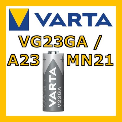 VARTA | V23GA Batterie | 12V | Alkaline | Bulk | A23 MN21 23A 23GA 8LR932
