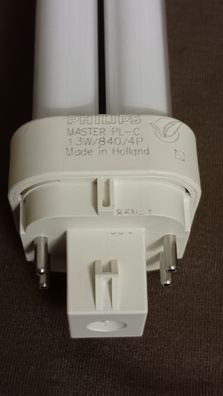 PHiLiPs Master PL-C 13w/840/4p Made in HoLLand 4 MetaLL-Stifte Zinken BoLzen Stäbe