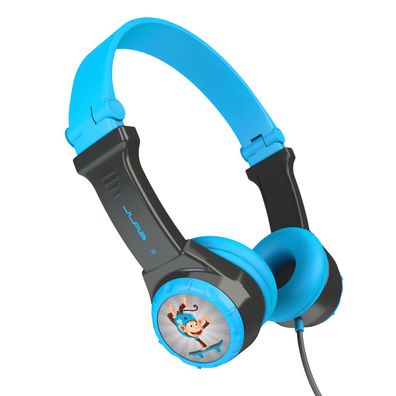 Jlab JBuddies Folding Kids Headphones, Blue