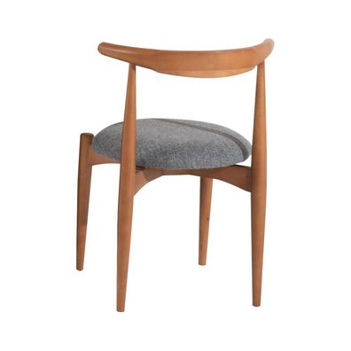 Esszimmerstuhl Holzstuhl Küchenstuhl ohne Armlehnen Braun Holz Möbel