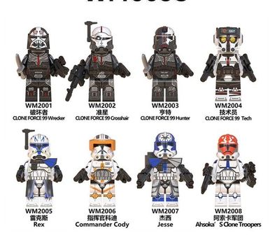 Zusammengebautes Imperial Commando-Minifigurenspielzeug