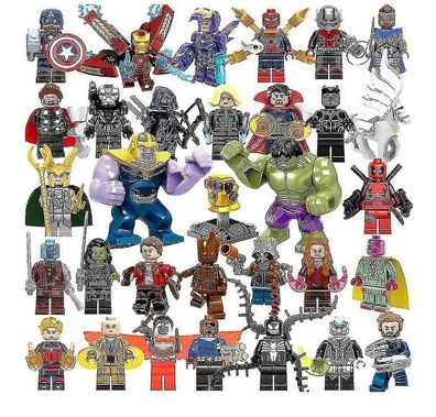 32 Stück Superhelden-Comics-Minifiguren, DC-Minifiguren, Geschenke für Kinder