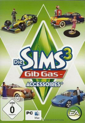 Die Sims 3: Gib Gas- Accessoires (PC 2010 Nur EA APP Key Download Code) No DVD