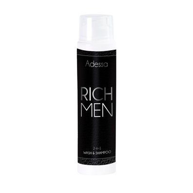 Adessa WASH & Shampoo "RICH MEN", 2-in-1, 200ml