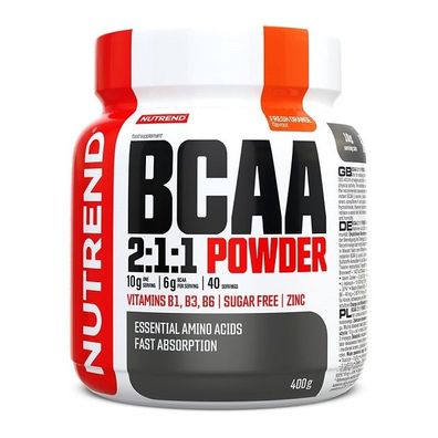 BCAA 2:1:1 Powder, Fresh Orange - 400g
