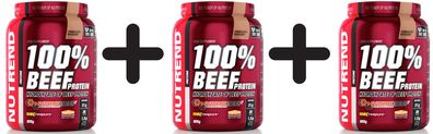 3 x 100% Beef Protein, Chocolate Hazelnut - 900g