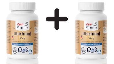 2 x Coenzyme Q10 Ubiquinol, 50mg - 60 caps
