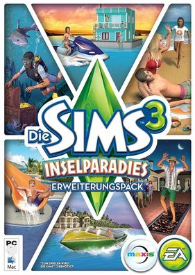 Die Sims 3 Inselparadies (PC 2013 Nur EA APP Key Download Code) Keine DVD, No CD