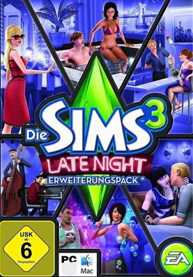 Die Sims 3 Late Night (PC Nur EA APP Key Download Code) Keine DVD, No CD