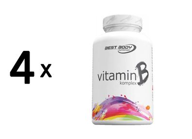 4 x Best Body Nutrition Vitamin B Komplex (100)